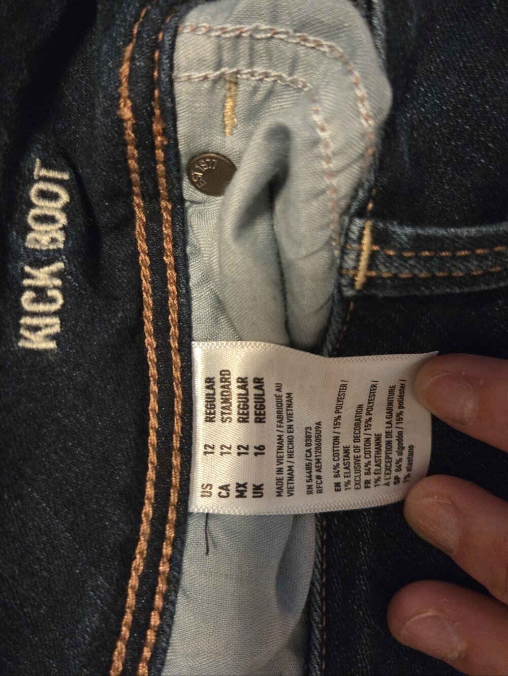 American Eagle Outfitters Kick Boot Jeans - Picture 3 of 4